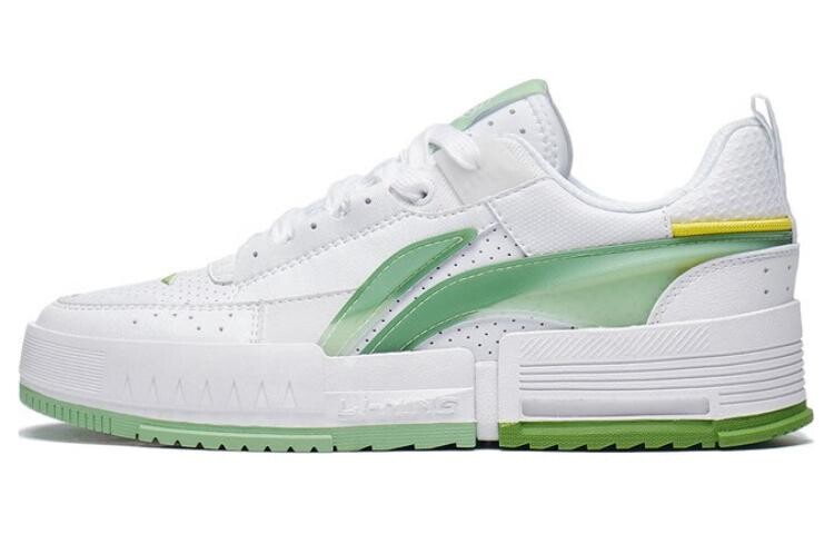 

LINING Li Cheng Lifestyle Shoes Women's Low-top White/green