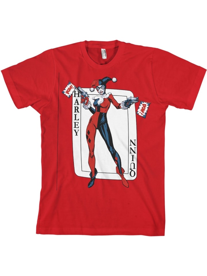 

Футболка DC Commics Harley Quinn, красный