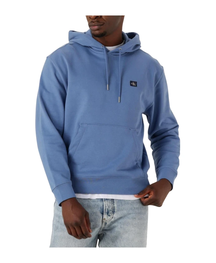 

Синяя толстовка с логотипом LS EU из терри. Calvin Klein, синий