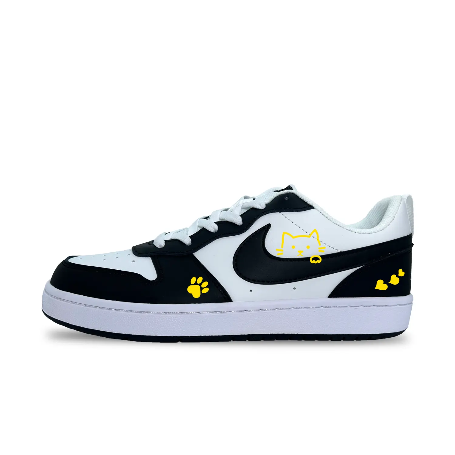 

Nike Кроссовки Court Borough LOW RECRAFT Slip Resistant, Abrasion Resistant, Waterproof Low top Skateboard Shoes Yellow Kids'