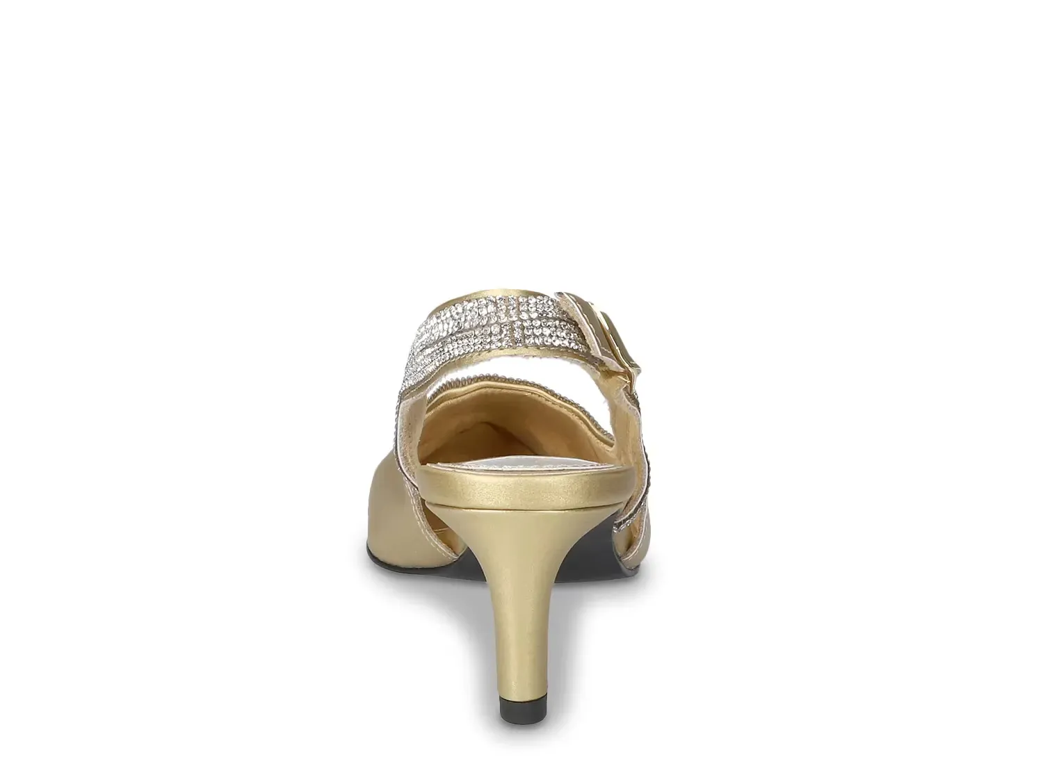 Блестящие туфли-лодочки Rhinestone Туфли Easy Street, Gold — фото 4