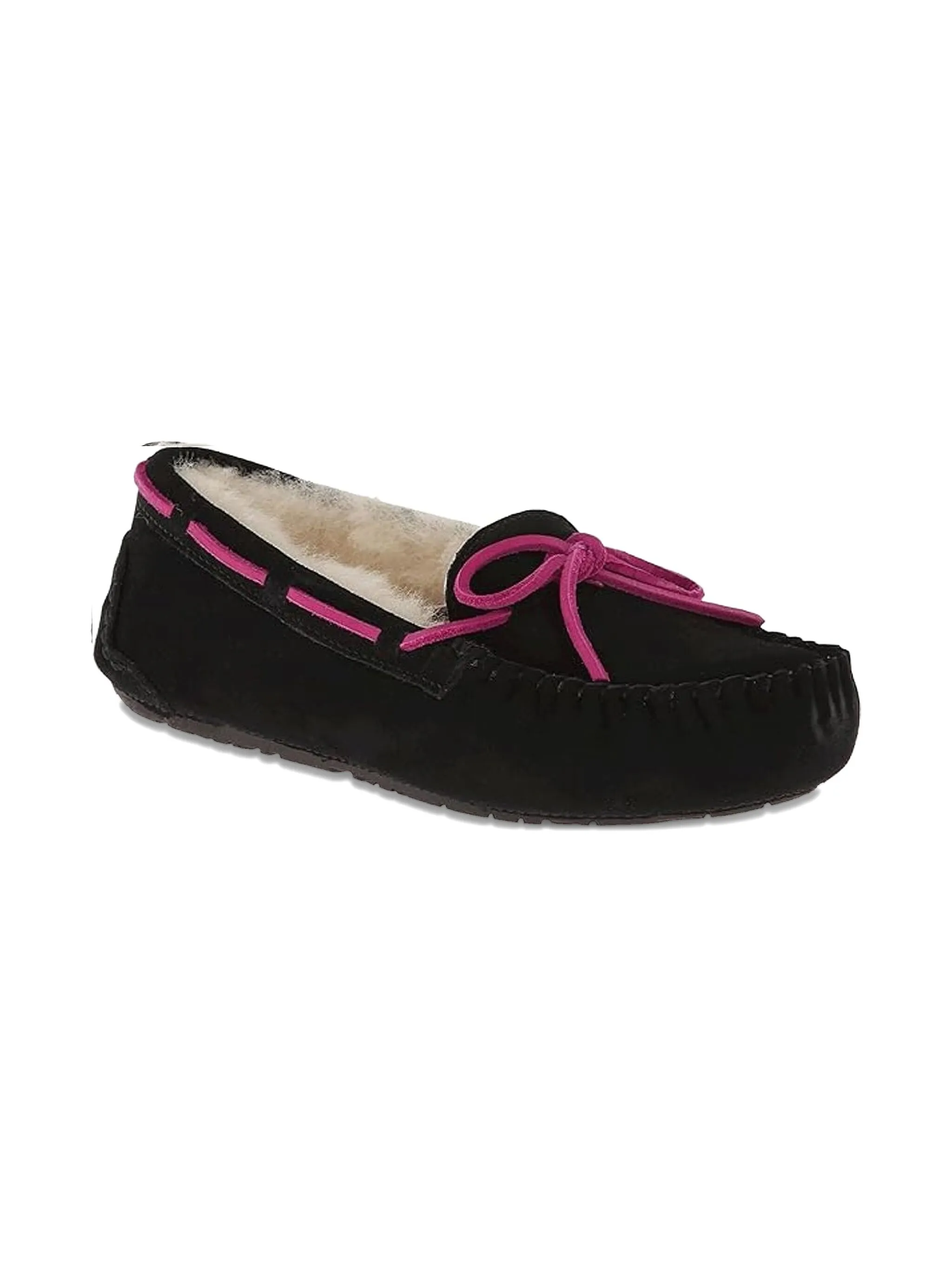 Лоферы Dakota GS с бантом Ugg Kids, черный — фото 3