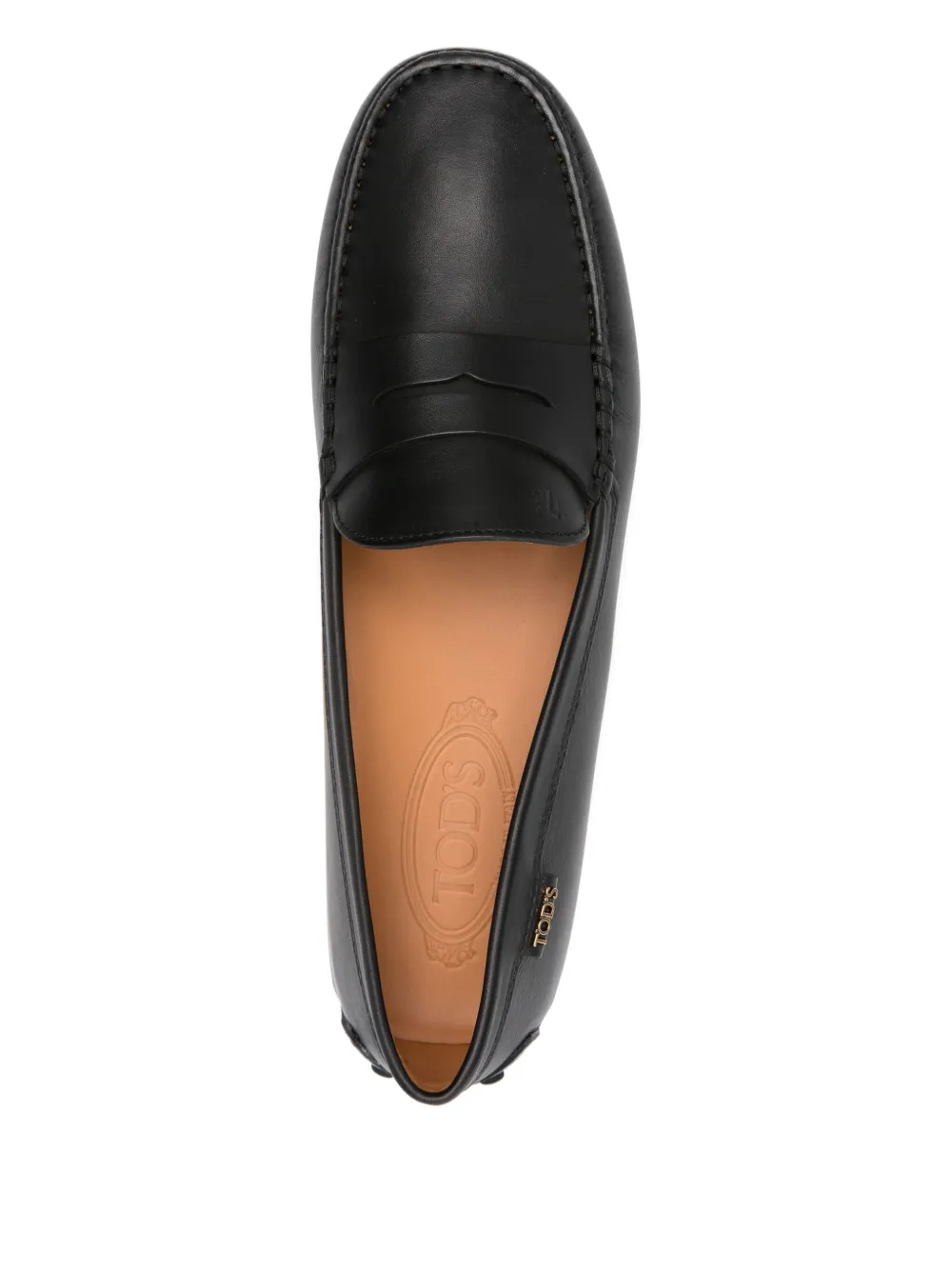 Лоферы для вождения с логотипом TOD'S, черный — фото 4