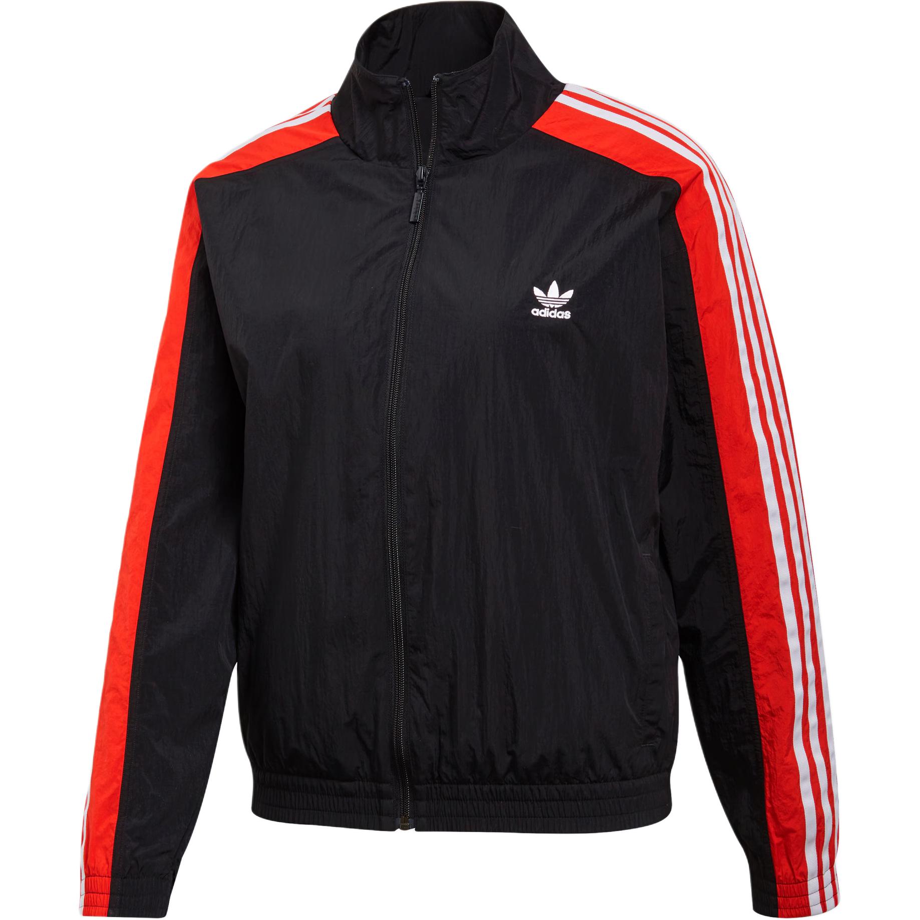 

Adidas Originals Ветровка женская черная красная, Black Red