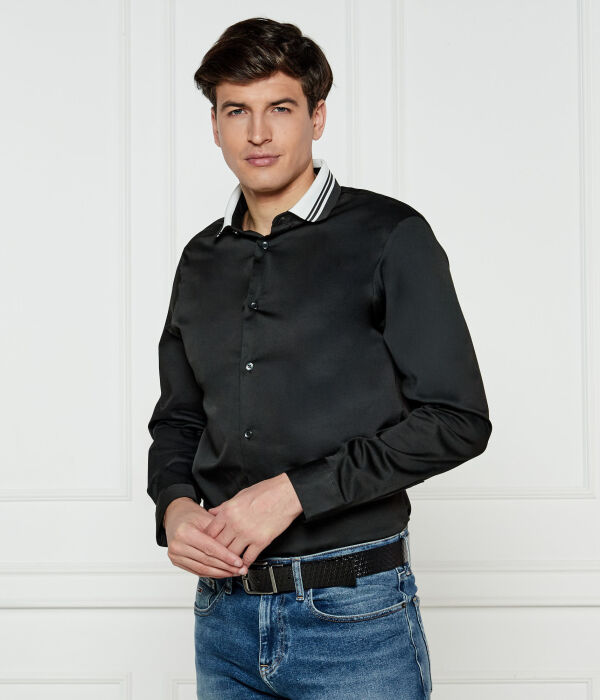 

Рубашка Armani Exchange Slim Fit, черный