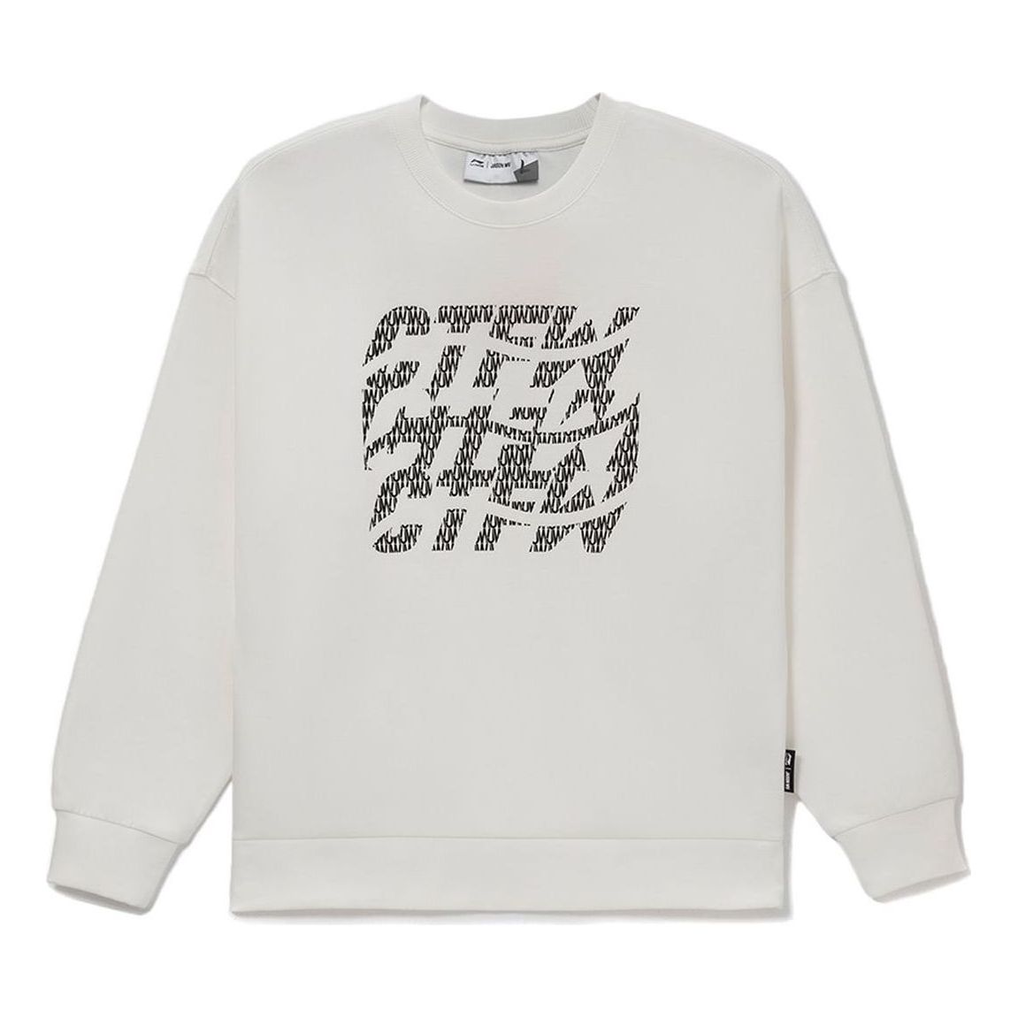 

Спортивная толстовка Li-Ning x JASON WU Counterflow Graphic Sweatshirt 'Beige' AWDRH08-1, бежевый