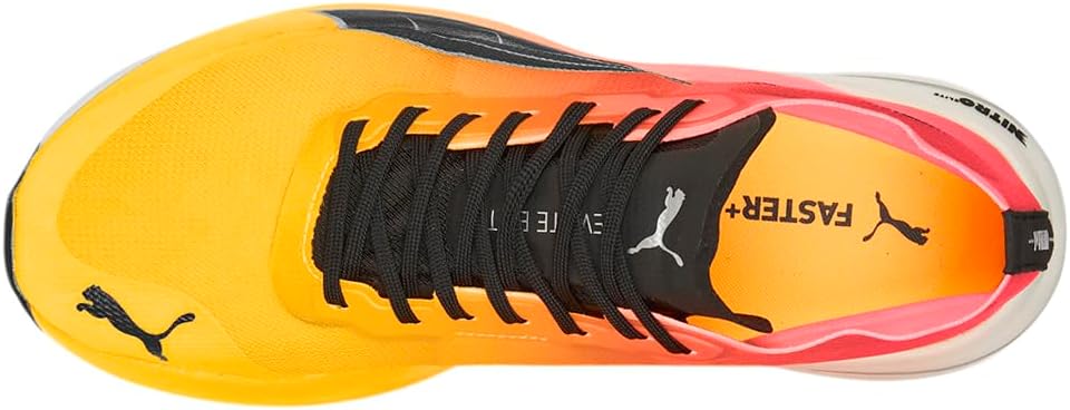 Мужские кроссовки для бега PUMA Deviate Nitro Elite Fireglow - оранжевые — фото 4