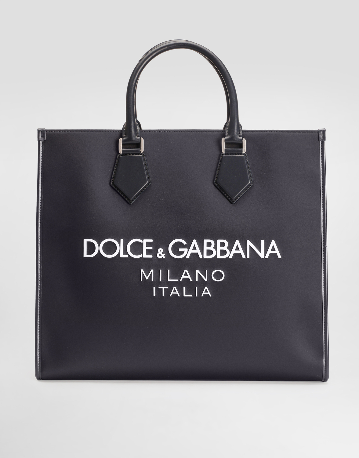 

Большая нейлоновая шоппер-сумка DOLCE & GABBANA, синий