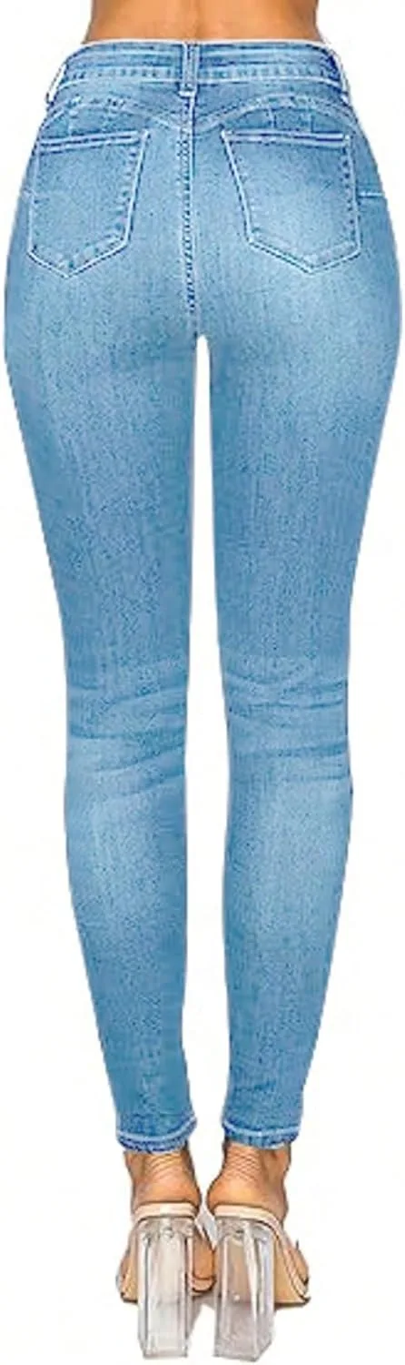 Женские джинсы slim pencil low rise skinny fit джинсы casual — фото 4