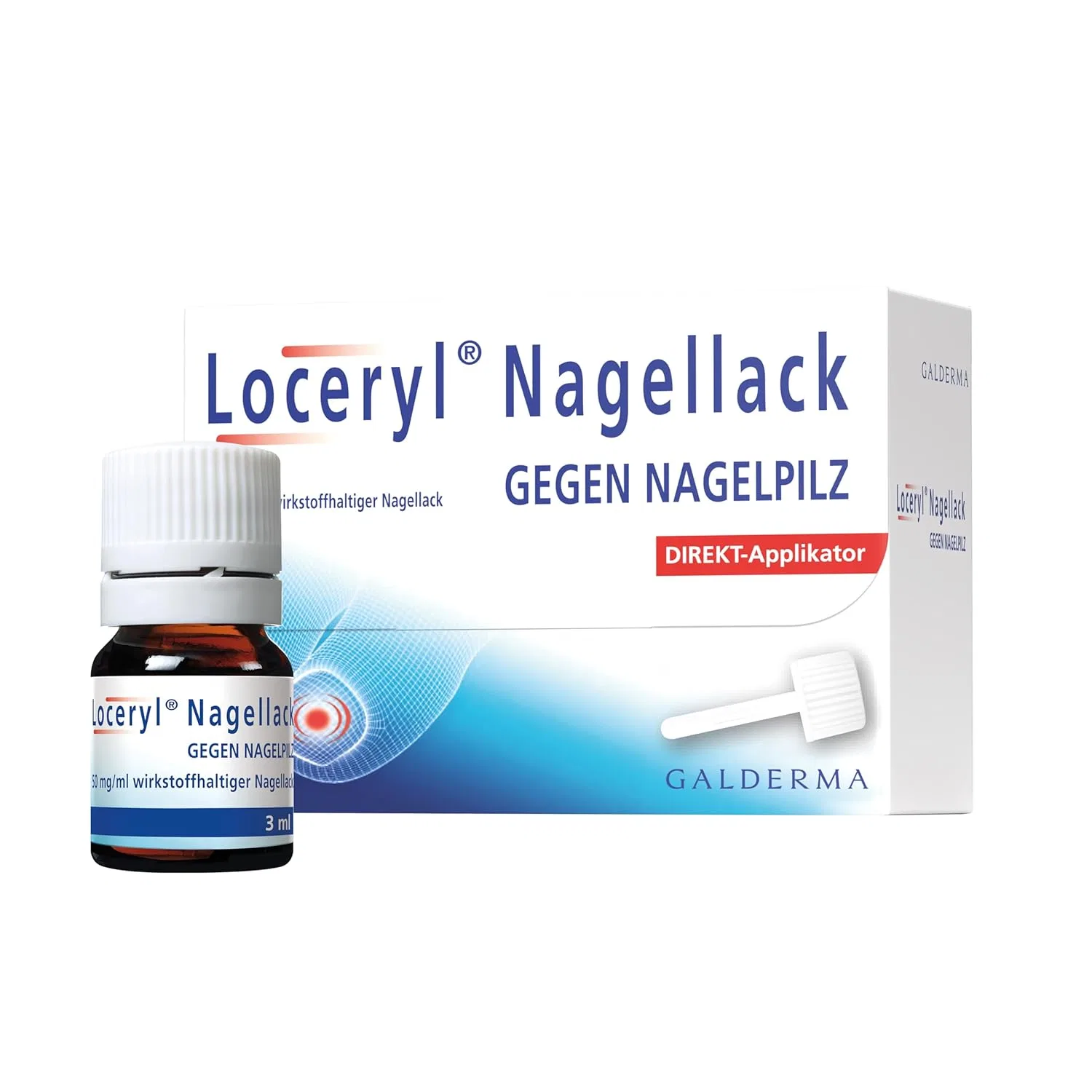 Лак для ногтей, 3 мл Loceryl