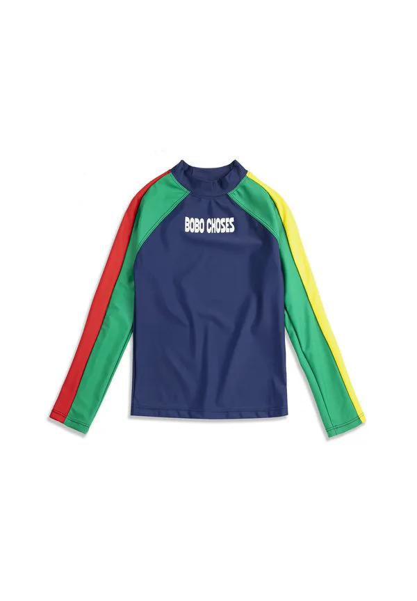 Футболка для серфинга с цветными блоками Bobo Choses, Navy Blue
