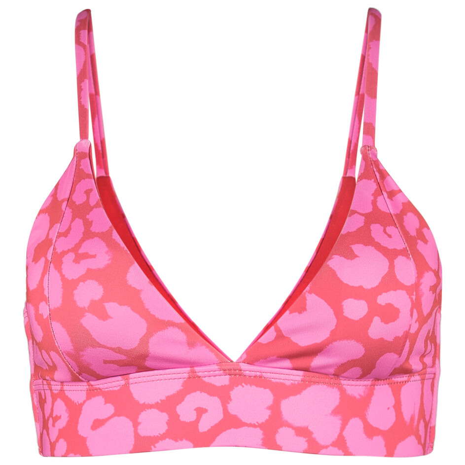 

Верх бикини Dedicated Women's Bikini Top Alva, цвет Painted Leopard Red