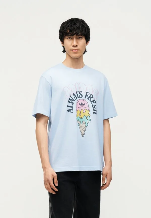 Свободная футболка с графическим принтом Adidas Originals, Crystal Sky