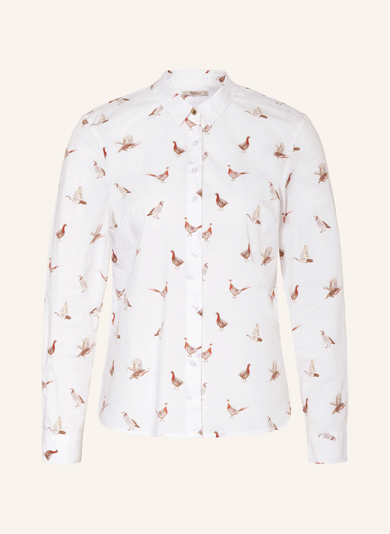 

Рубашка блузка Barbour, белый
