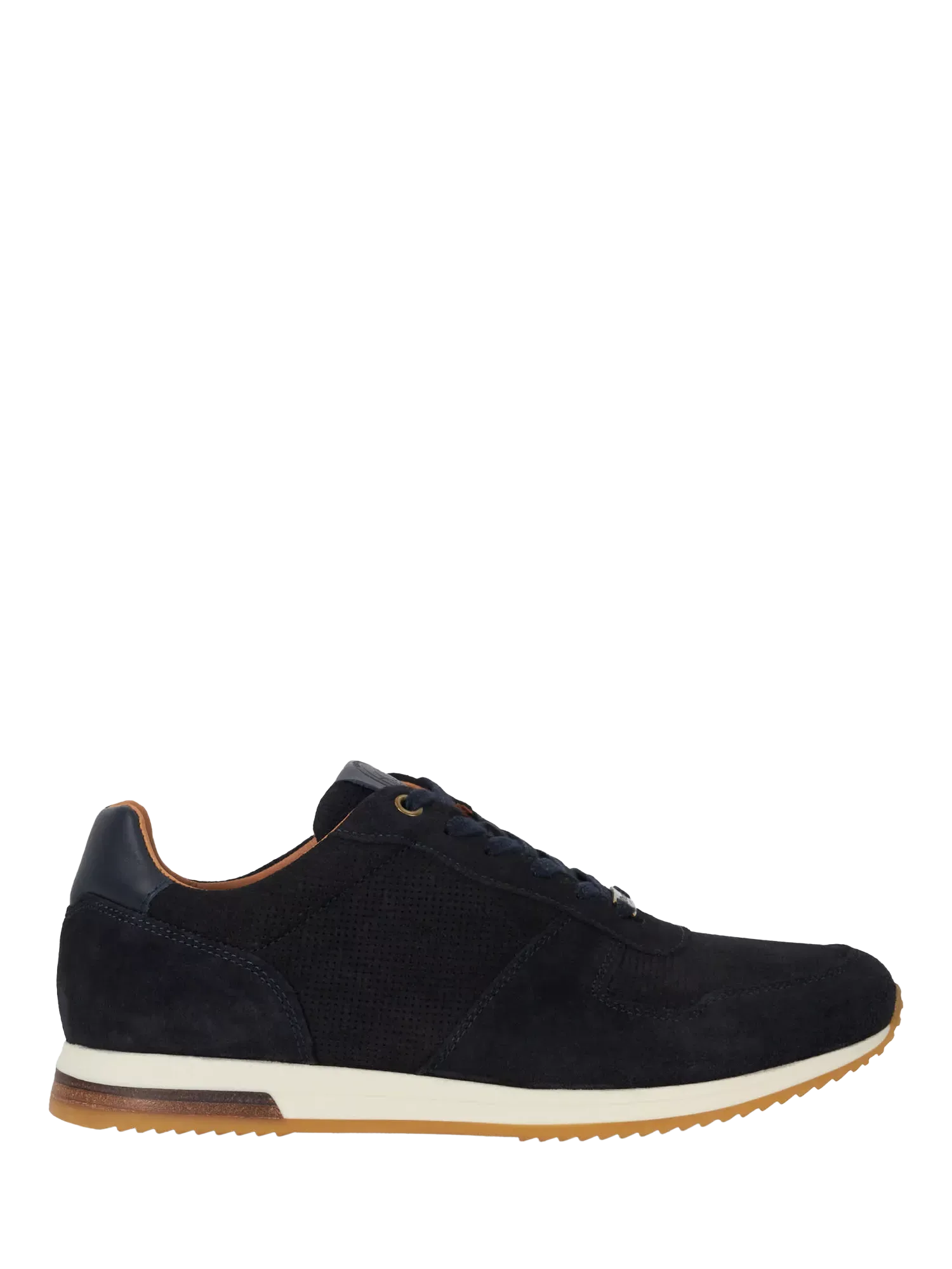 Кроссовки Trilogy Wide Fit из замши Dune London, Navy