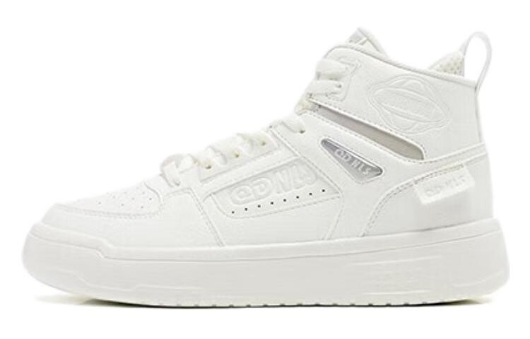 

Кроссовки QIAODAN Skateboarding Shoes Women's High-top Ivory Pumice Color, слоновая кость, Бежевый, Кроссовки QIAODAN Skateboarding Shoes Women's High-top Ivory Pumice Color, слоновая кость
