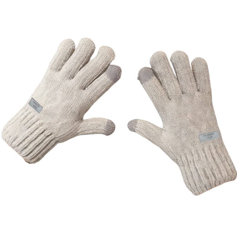 

Акриловые вязаные перчатки Unisex WARRIOR, серый