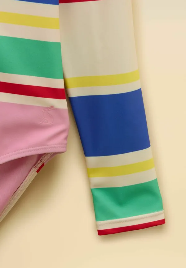 Купальник стандартного кроя с длинными рукавами Joules, Multi Striped — фото 4