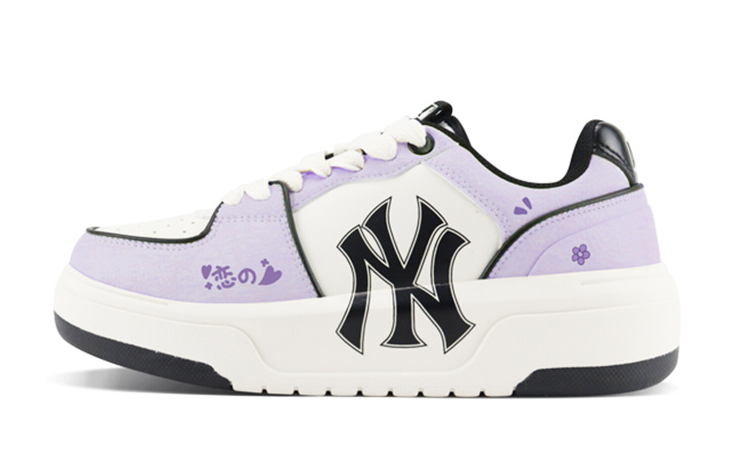 

Кроссовки MLB Chunky Liner Skateboarding Shoes Unisex Low-top Purple/white, фиолетовый