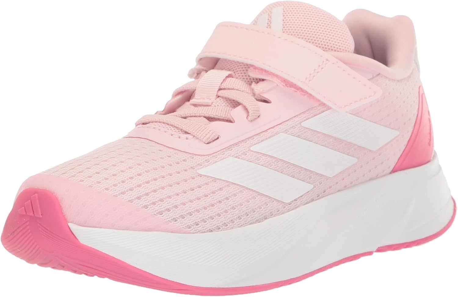 

Кроссовки Adidas Unisex-Child Duramo Sl с эластичными шнурками, белый/розовый