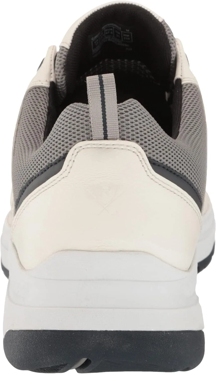 Мужские оксфордские туфли Rockport Total Motion Ace Sport на шнуровке, белый/темно-синий — фото 3