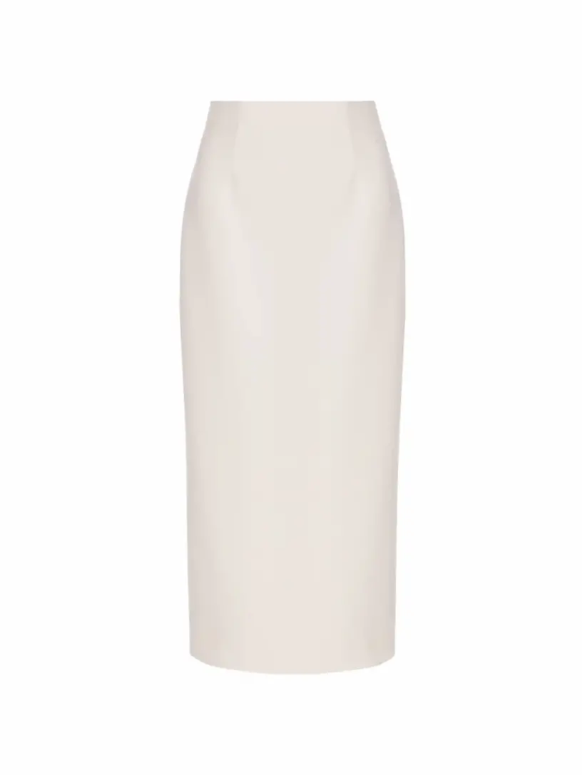 

Юбка миди из крепа Roland Mouret, белый