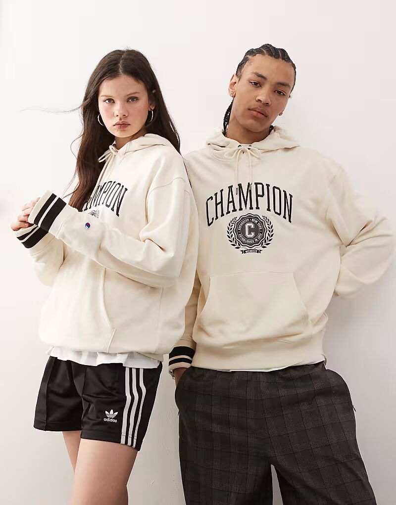 

Толстовка Champion унисекс College в белом цвете