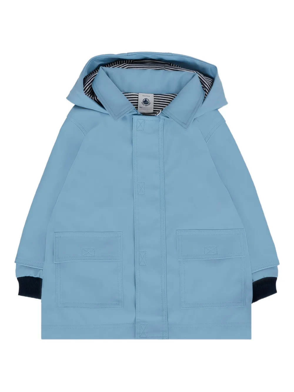 

Водонепроницаемая куртка с капюшоном Petit Bateau, синий