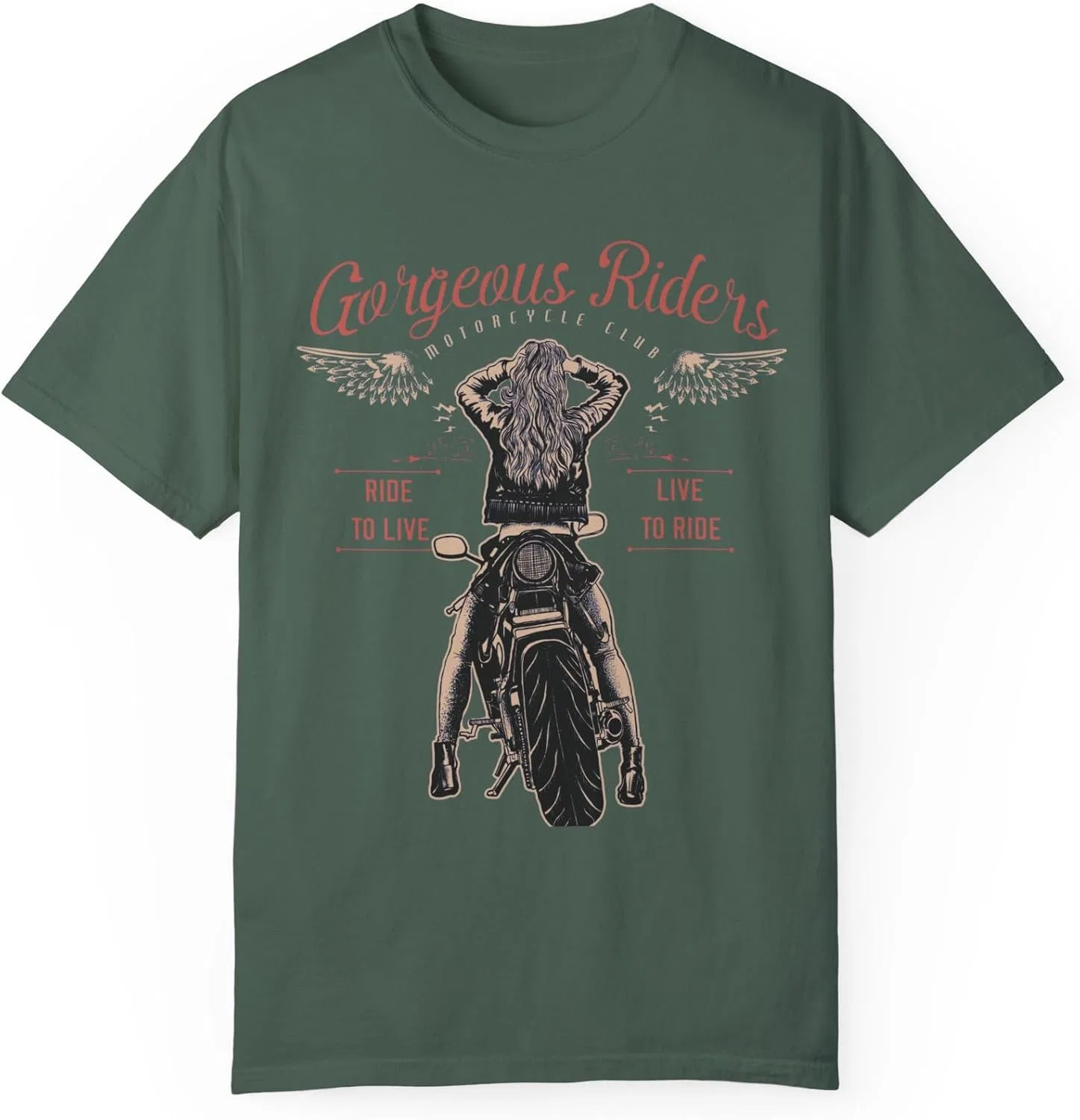 Футболка унисекс Gorgeous Riders для байкеров, любителей мотоциклов и искателей приключений