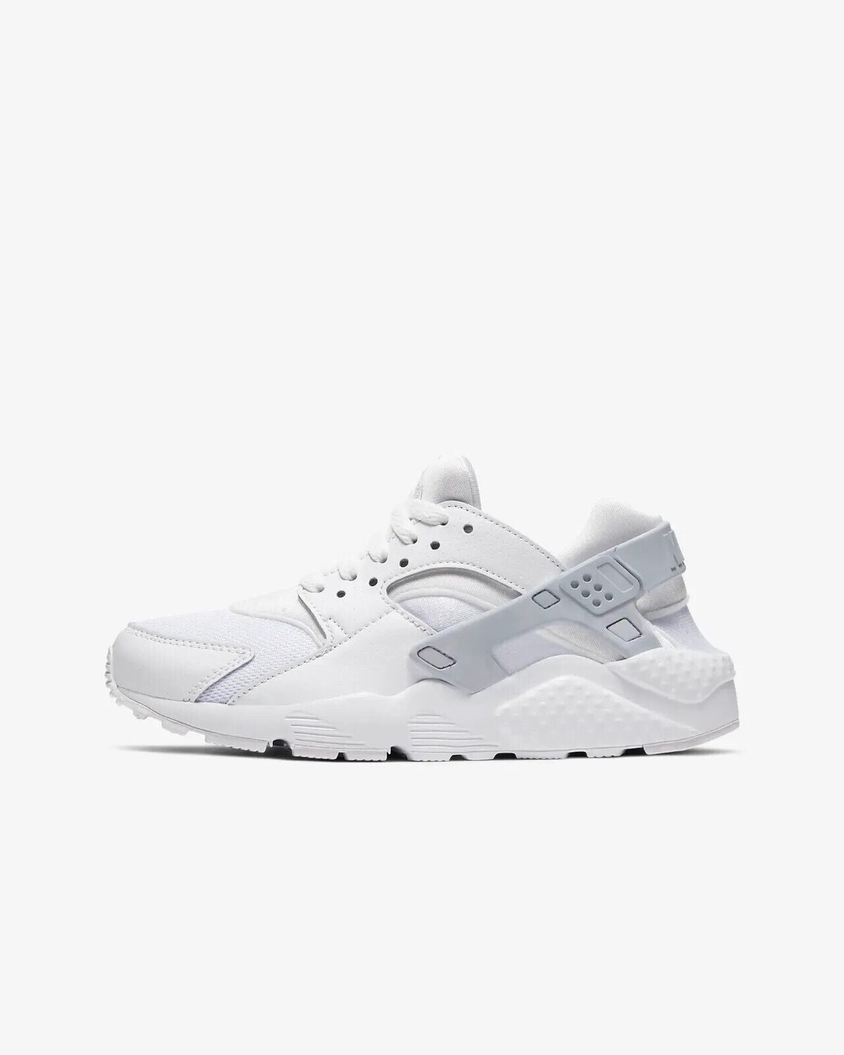 

Молодежные кроссовки Nike Air Huarache Run (GS) 654275-110 White & Pure Platinum NR2899, белый