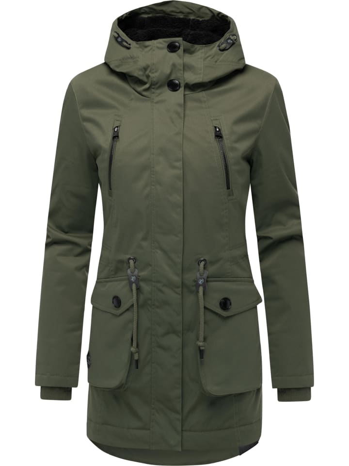 

Зимнее пальто ragwear, темно-оливковый