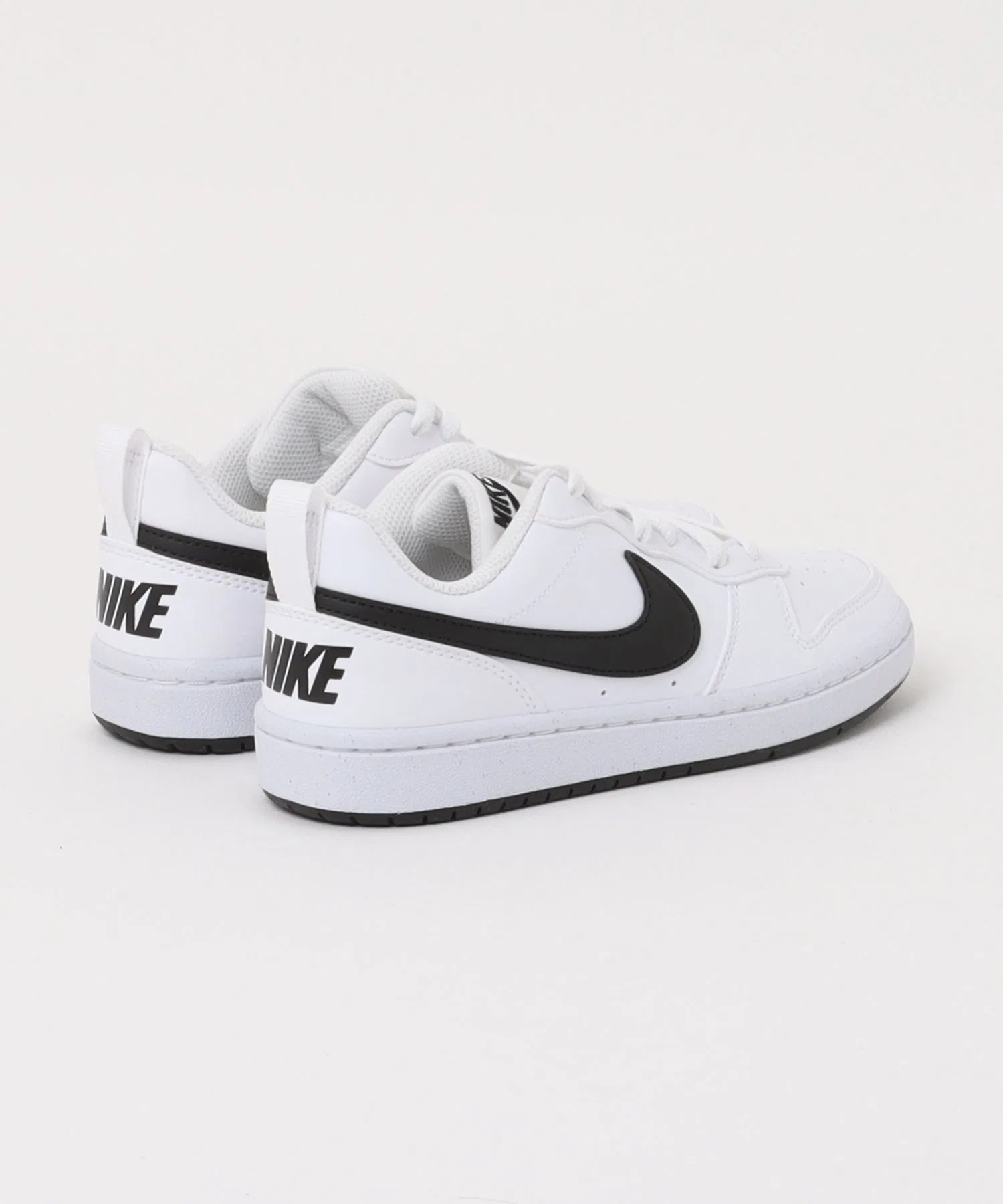 Детские кроссовки NIKE COURT BOROUGH LOW RECRAFT GS белые с чёрным — фото 2