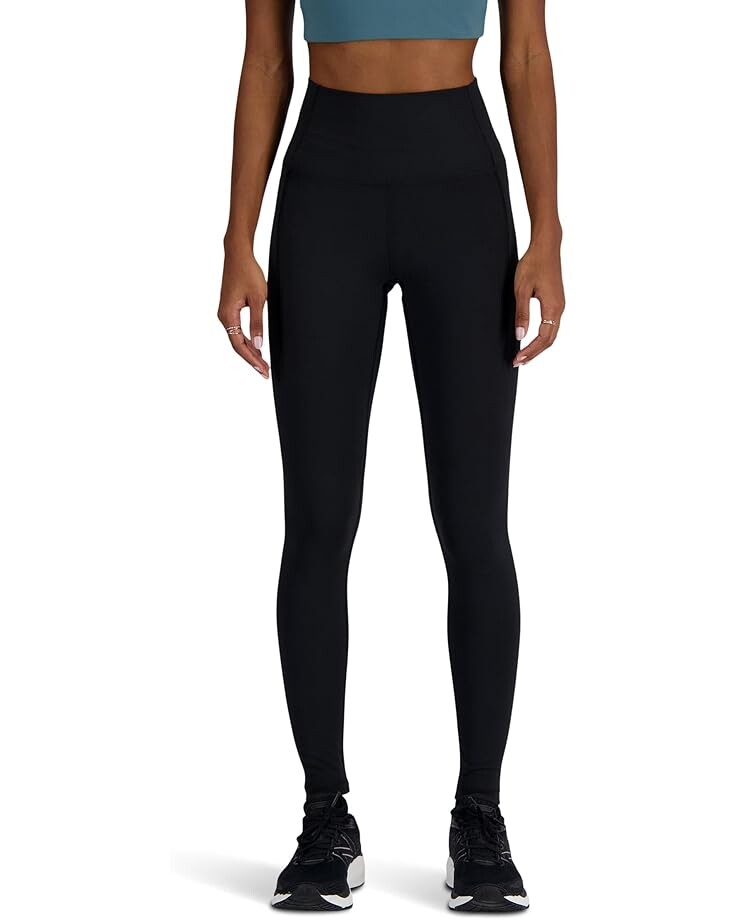 

Брюки New Balance Harmony Pocket High-Rise Leggings 27", черный