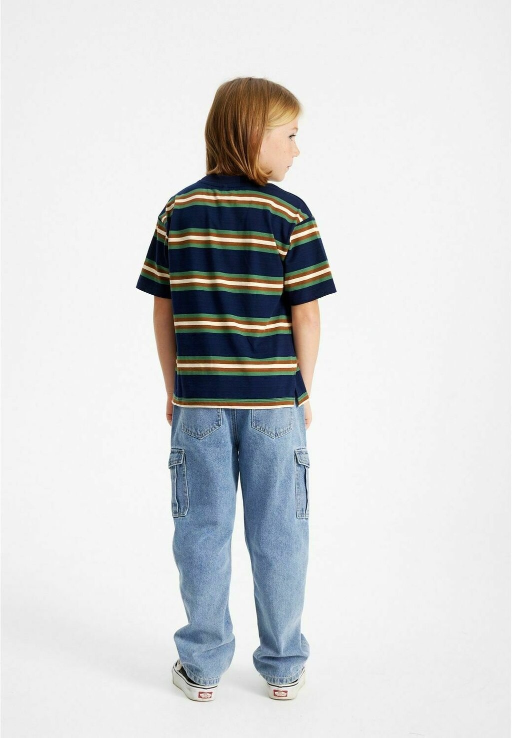 

Футболка с принтом The New, темно-синий