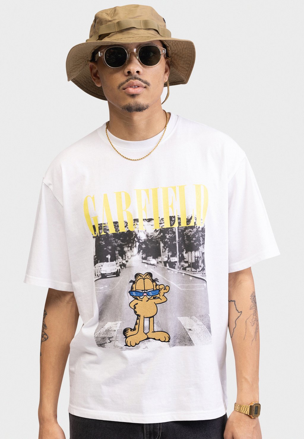 

Футболка с принтом GARFIELD TEE Redefined Rebel, белый