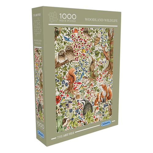 

Пазлы The Art File: Woodland Wildlife 1000 Piece Jigsaw Puzzle