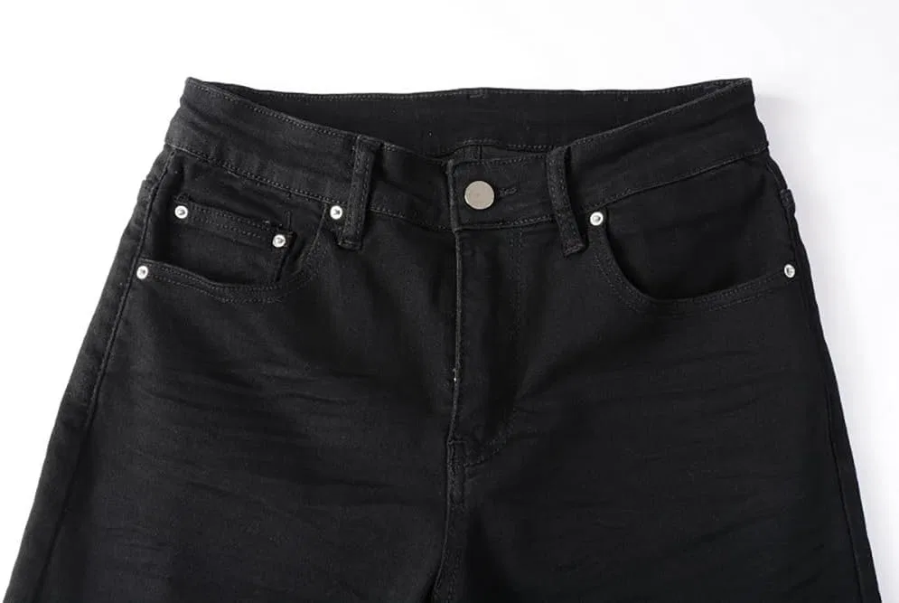 Джинсы скинни Slim Fit черный — фото 2