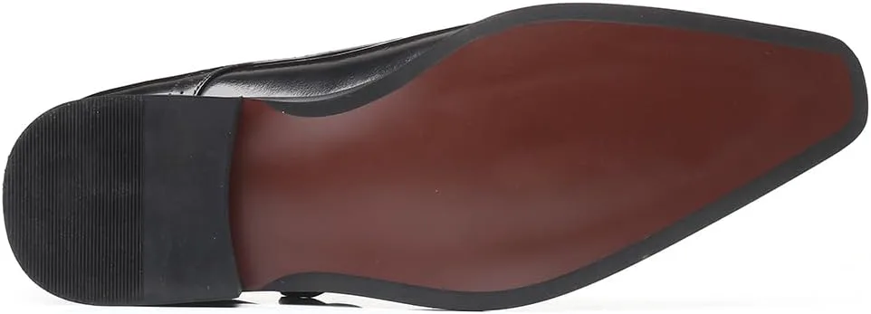 

Мужские классические кожаные туфли оксфорды с шнуровкой, заостренным носком, современные формальные туфли для мужчин Abborora, красный