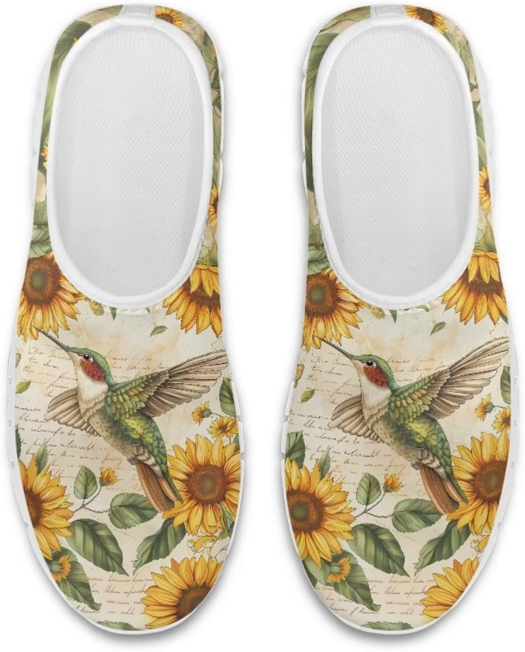 

Кроссовки Chaqlin для женщин и мужчин, Sunflowers Hummingbird