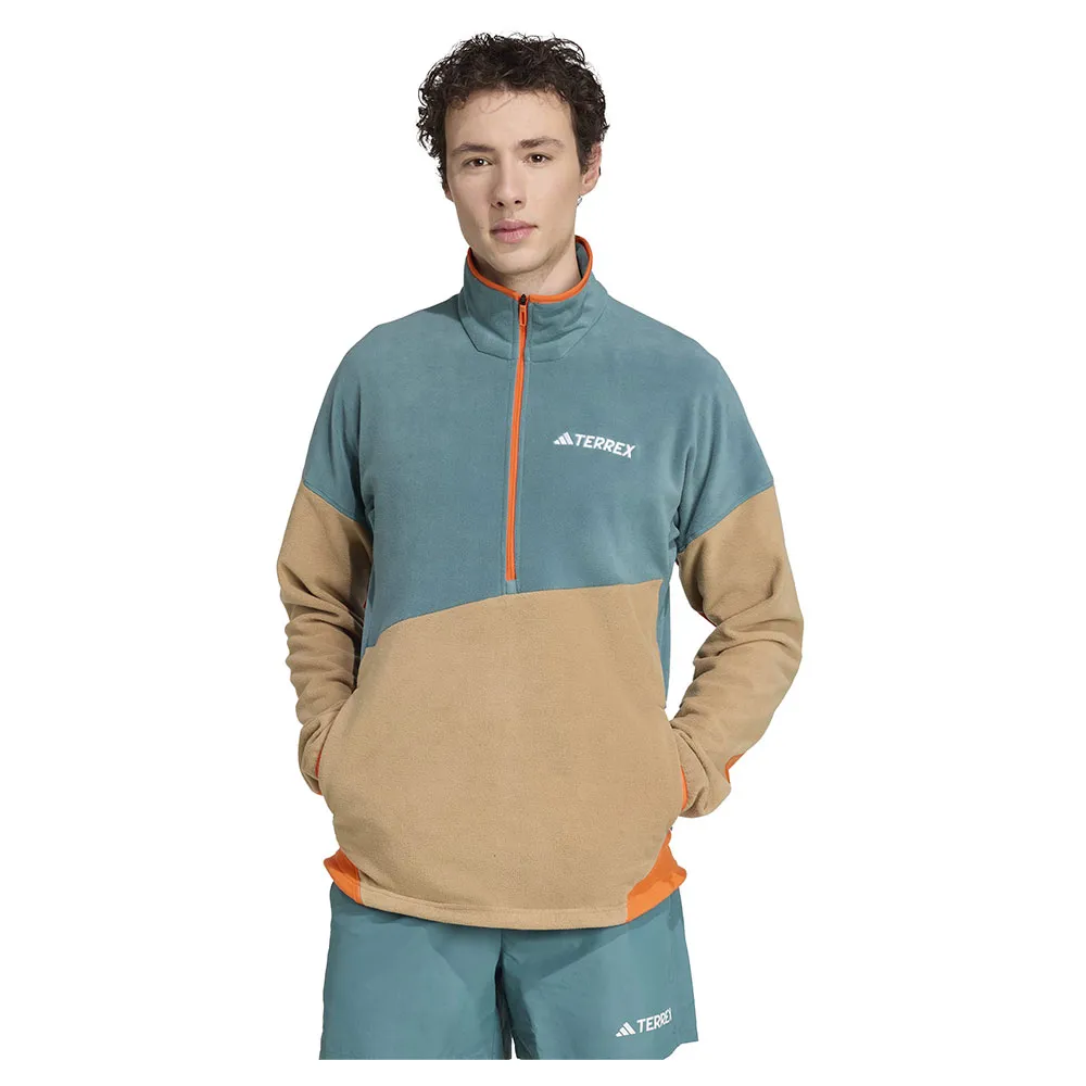 

Флис adidas Terrex Multi Climawarm Anorak half zip, синий