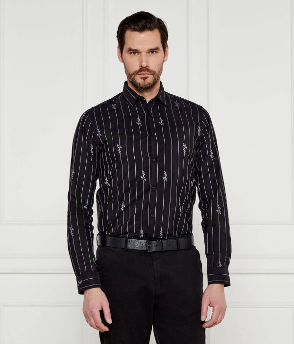 

Рубашка c-roan-kent-c1-243 Slim fit Boss, черный