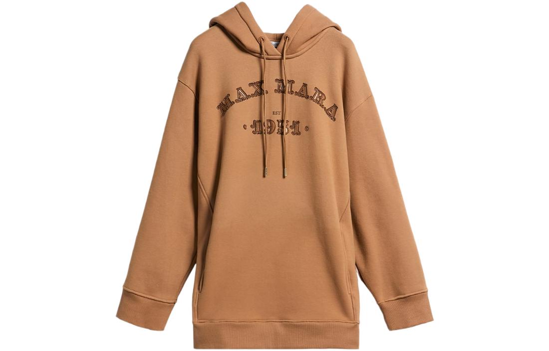 

Женская толстовка цвета верблюда MaxMara, Camel