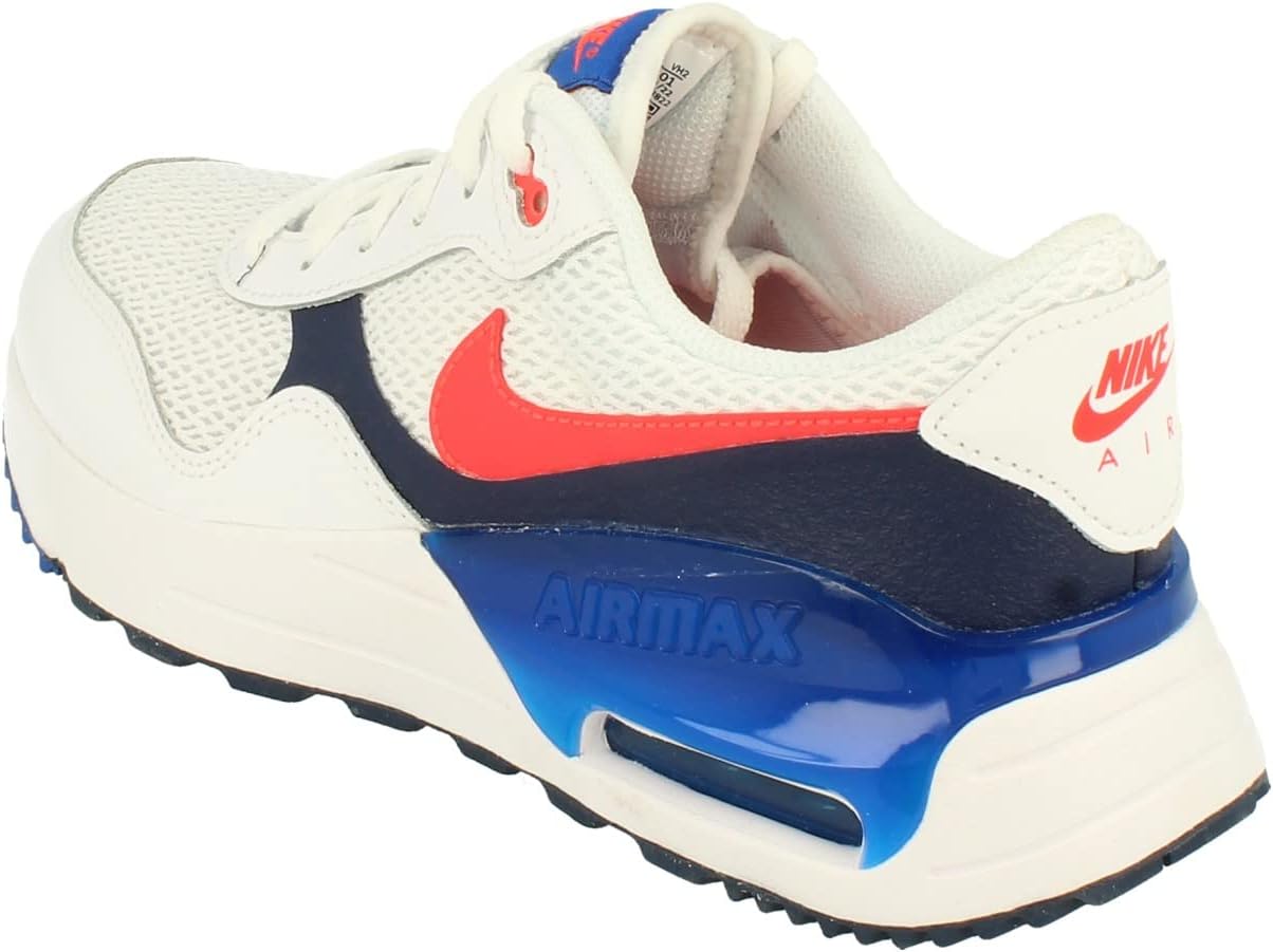 Кроссовки Nike Boys Air Max Systm, белый/красный/синий/ярко-красный — фото 2