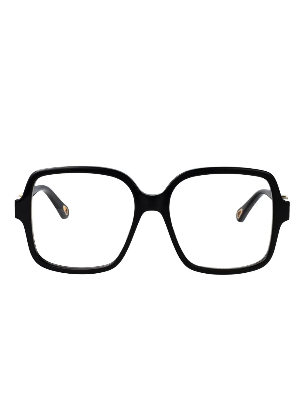 

Очки в квадратной оправе Chloé, черный