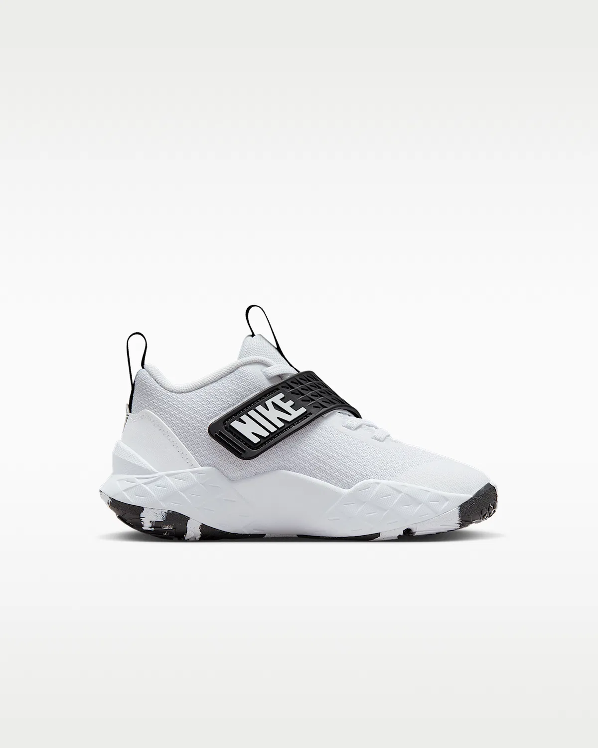 Детские кроссовки Nike Team Hustle D 12, White/Black/White — фото 3