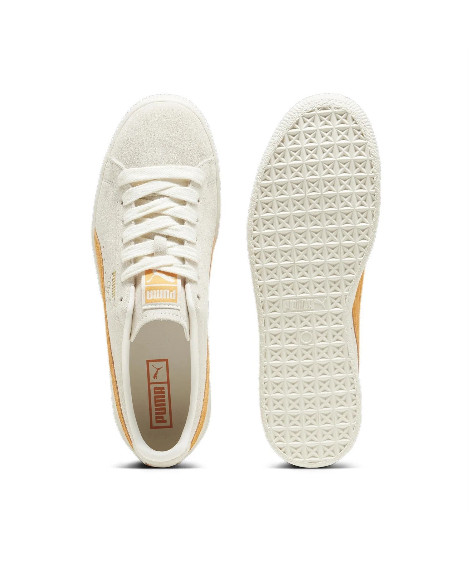 Мужские кроссовки PUMA CLYDE OG оранжевые — фото 4