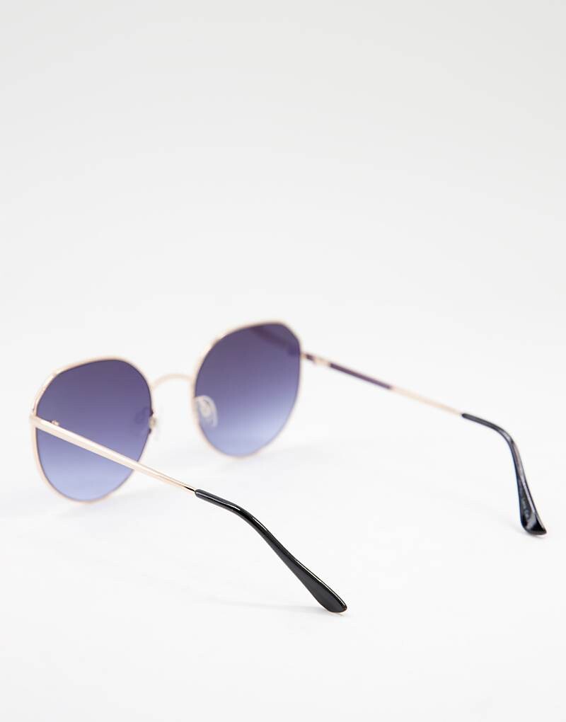 

Jeepers Peepers – Женские круглые солнцезащитные очки синего цвета