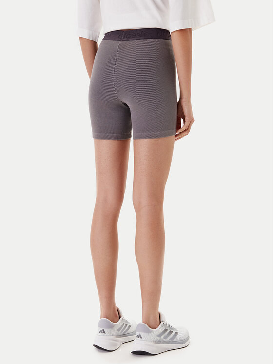 Велошорты slim fit Essentials Rib JW3592 Adidas, серый — фото 3