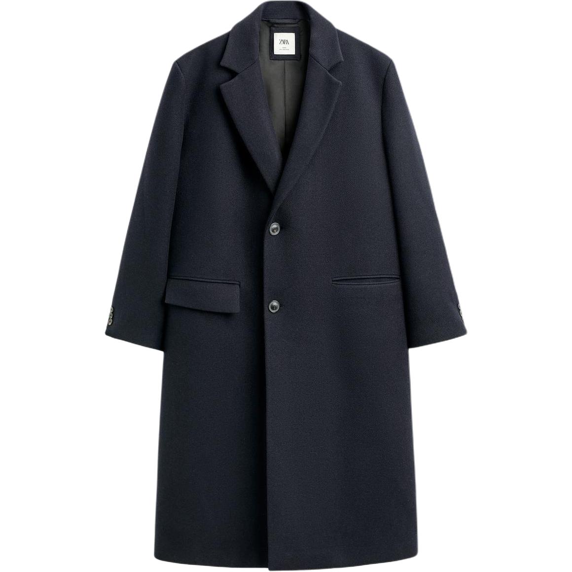 

Пальто мужское морской синий ZARA