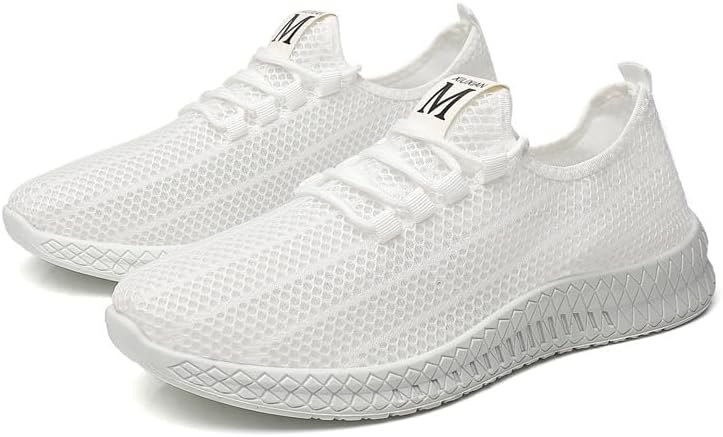 

Мужские дышащие сетчатые кроссовки с мягкой подошвой, удобные повседневные, противоскользящие, износостойкие, подходят для альпинизма, походов, путешествий и других подобных занятий Soft Time Toy, белый